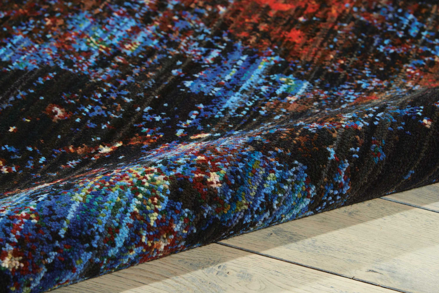 Nourison Home Chroma  Red Flare  Contemporary