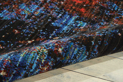 Nourison Home Chroma  Red Flare  Contemporary