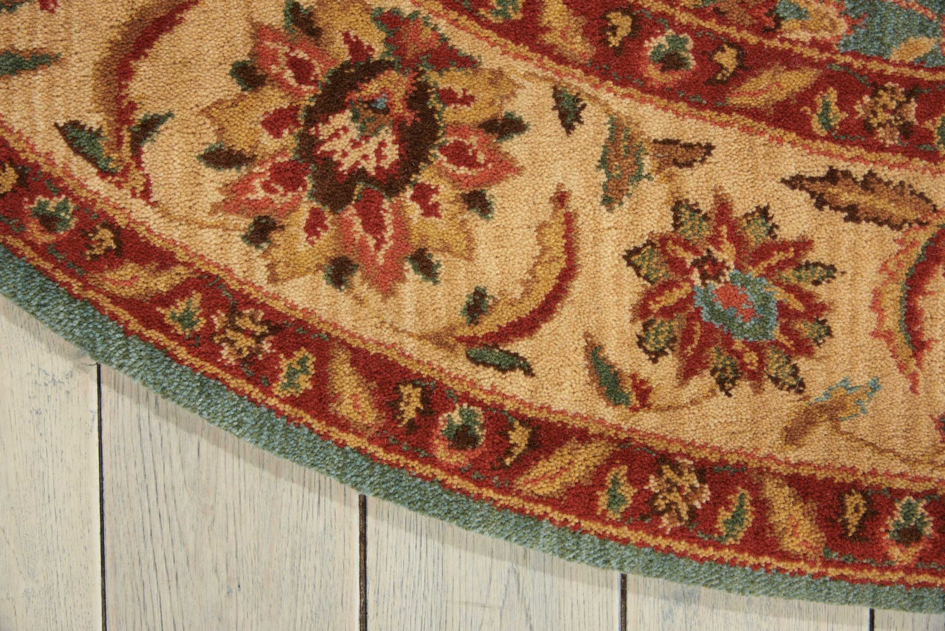 Nourison Home Living Treasures  Aqua  Traditional