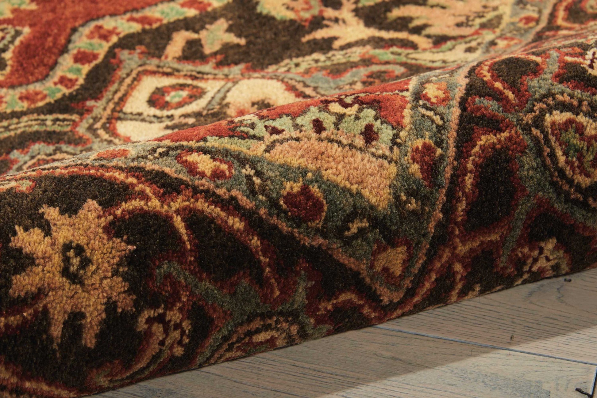 Nourison Home Jaipur  Red  Traditional