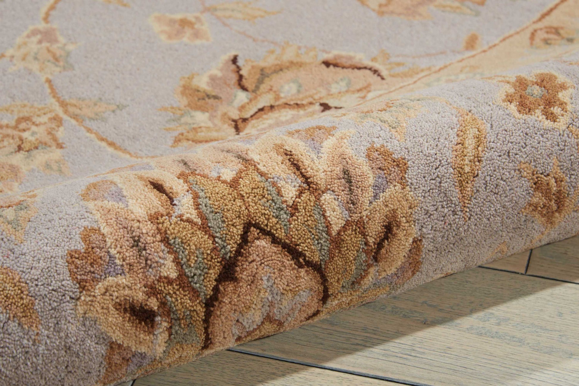 Nourison Home Heritage Hall  Light Blue  Traditional