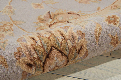 Nourison Home Heritage Hall  Light Blue  Traditional