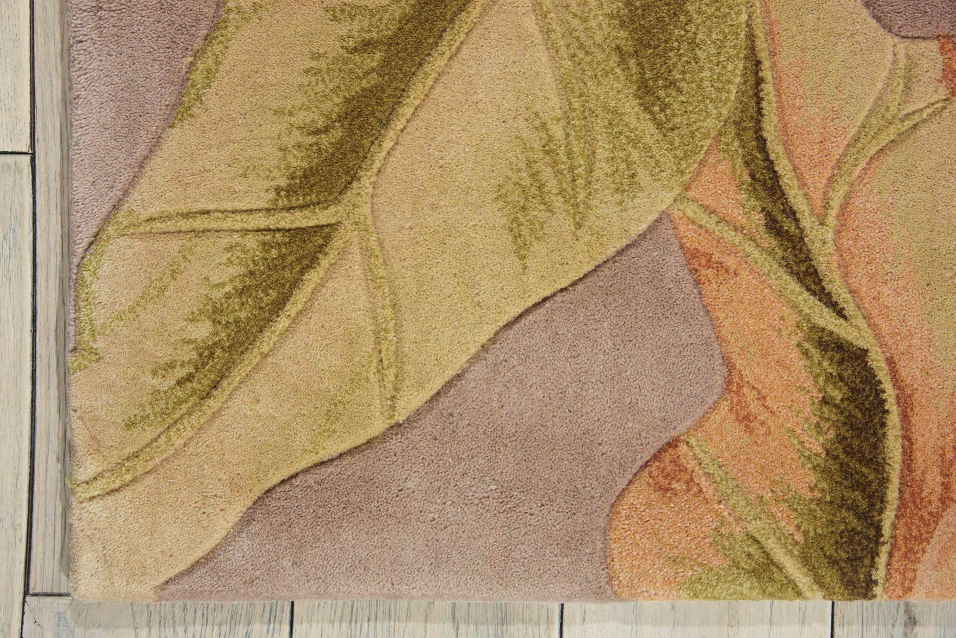 Nourison Home Tropics  Plum  Contemporary