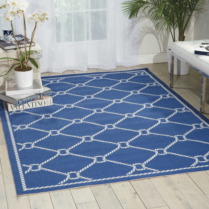 Waverly Sun N Shade  Navy  Contemporary