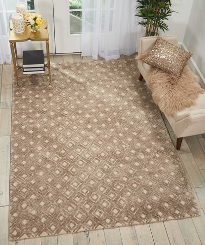 Nourison Home Deco Mod  Taupe  Transitional