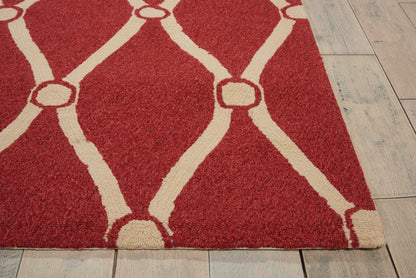 Nourison Home Portico  Red  Contemporary