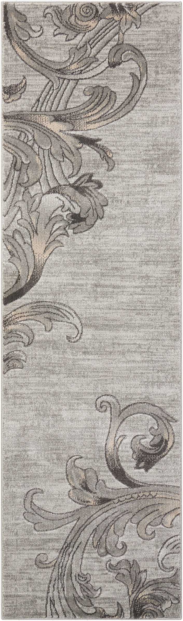 Nourison Home Maxell MAE05 Graphite Contemporary Power-loomed Rugs