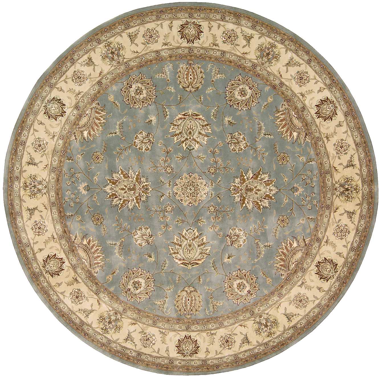 Nourison Home Nourison 2000 2210 Blue Traditional Tufted Rug