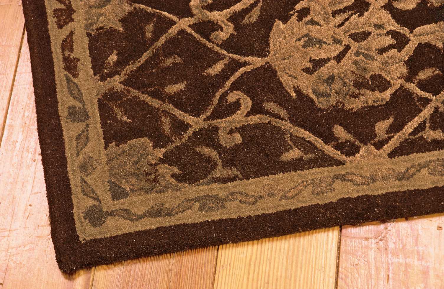 Nourison Home Regal  Chocolate  Traditional