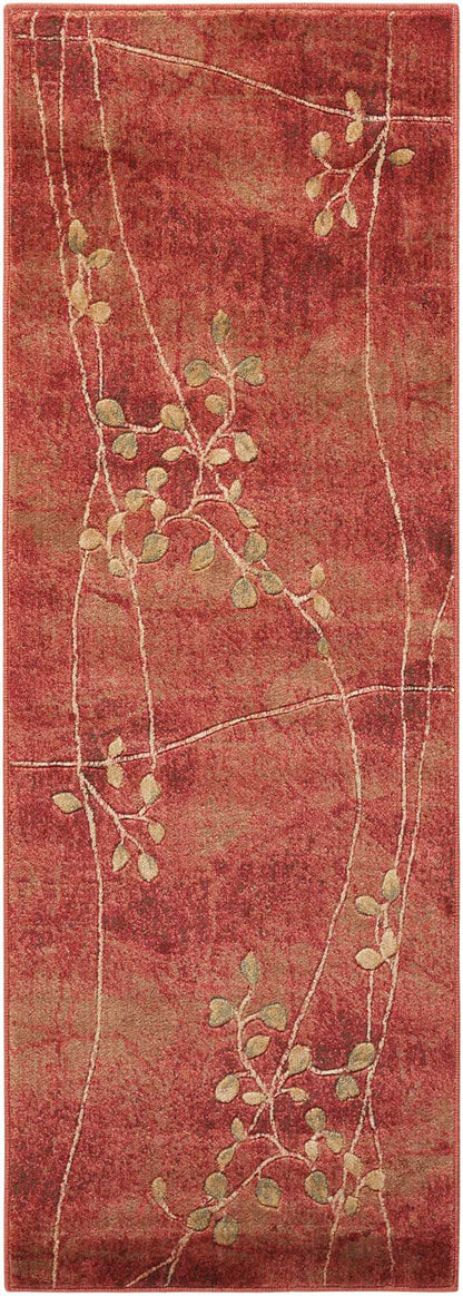 Nourison Home Somerset ST74 Flame Contemporary Power-loomed Rug