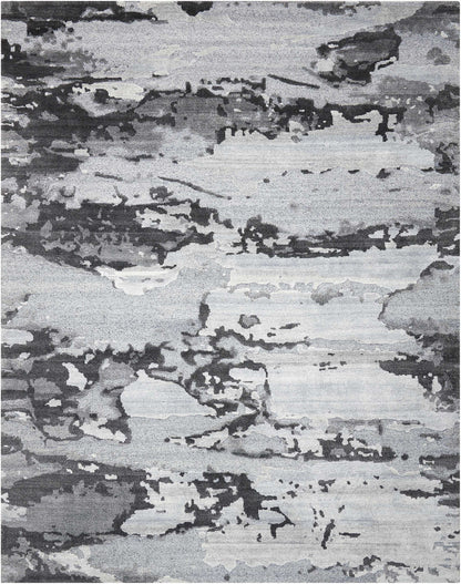 Nourison Home Divine DIV07 Smoke Contemporary Hand Knotted Rug