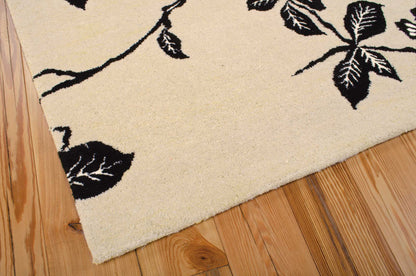 Nourison Home Modern Elegance  Black White  Transitional