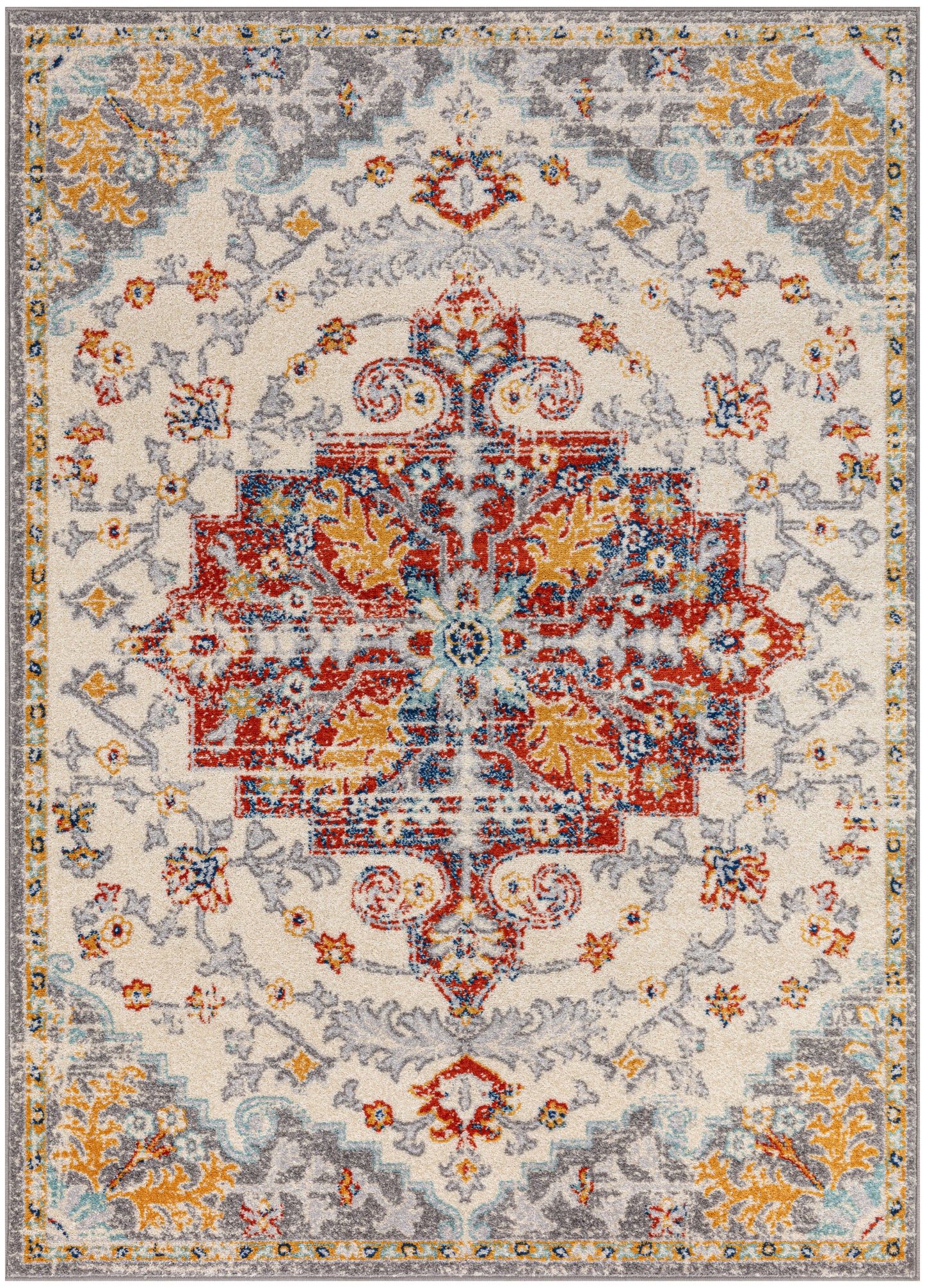 Nourison Home Passion  Ivory Multicolor  Traditional
