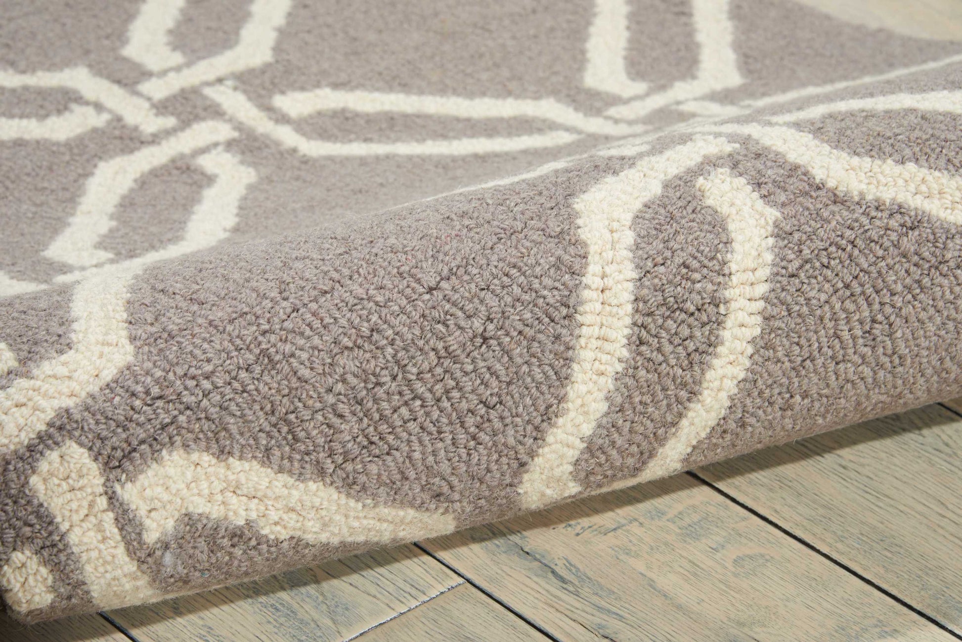 Nourison Home Linear  Silver  Contemporary