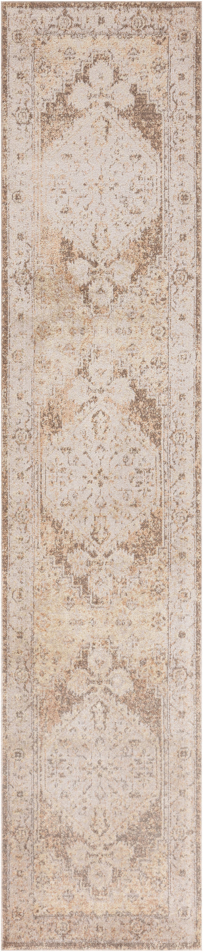 Nourison Home Astra Machine Washable ASW11 Beige Traditional Power-loomed Rug