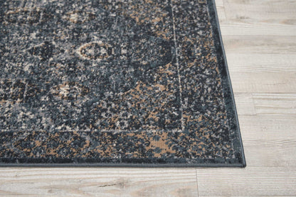 Nourison Home Malta  Navy  Traditional