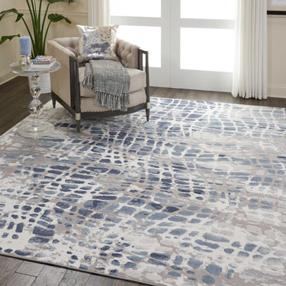 Nourison Home Urban Decor  Ivory Grey  Contemporary