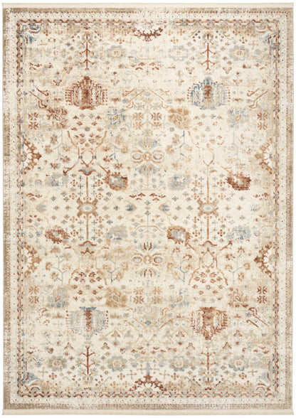 Nourison Home Pardis PRD01 Ivory Rust Traditional Machine Woven Rug