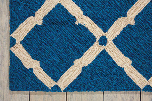 Nourison Home Portico  Navy  Contemporary