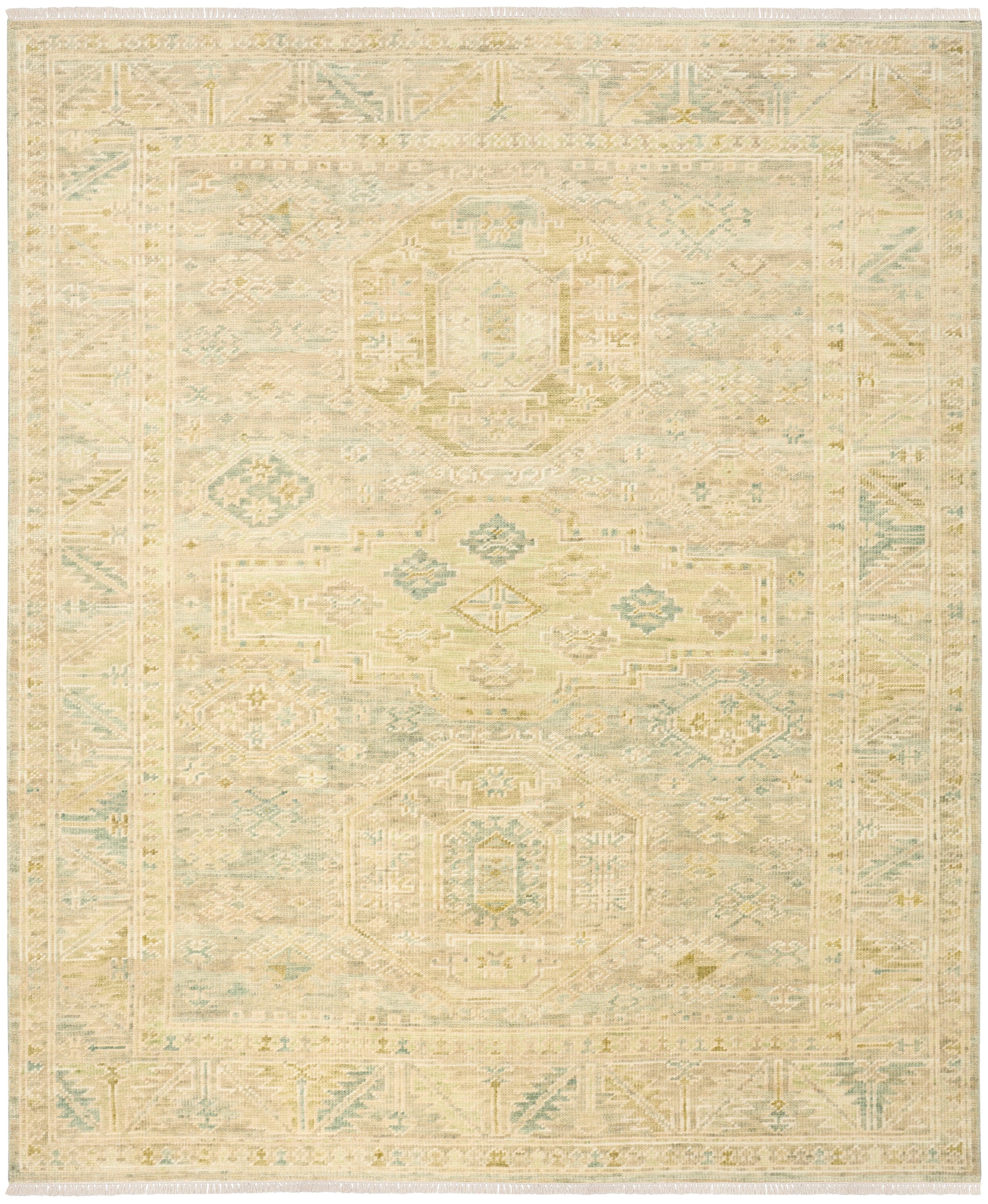Nourison Home Odessa  Green  Traditional