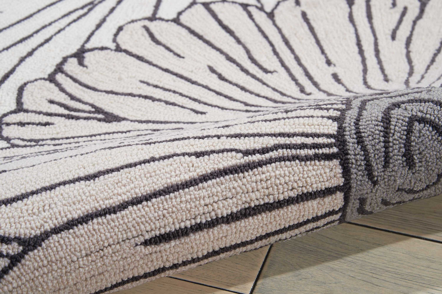 Nourison Home Fantasy  Ivory Multicolor  Contemporary