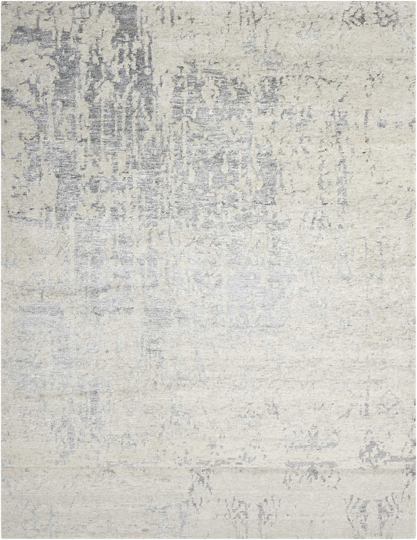 Nourison Home Silk Shadows  Sterling  Transitional