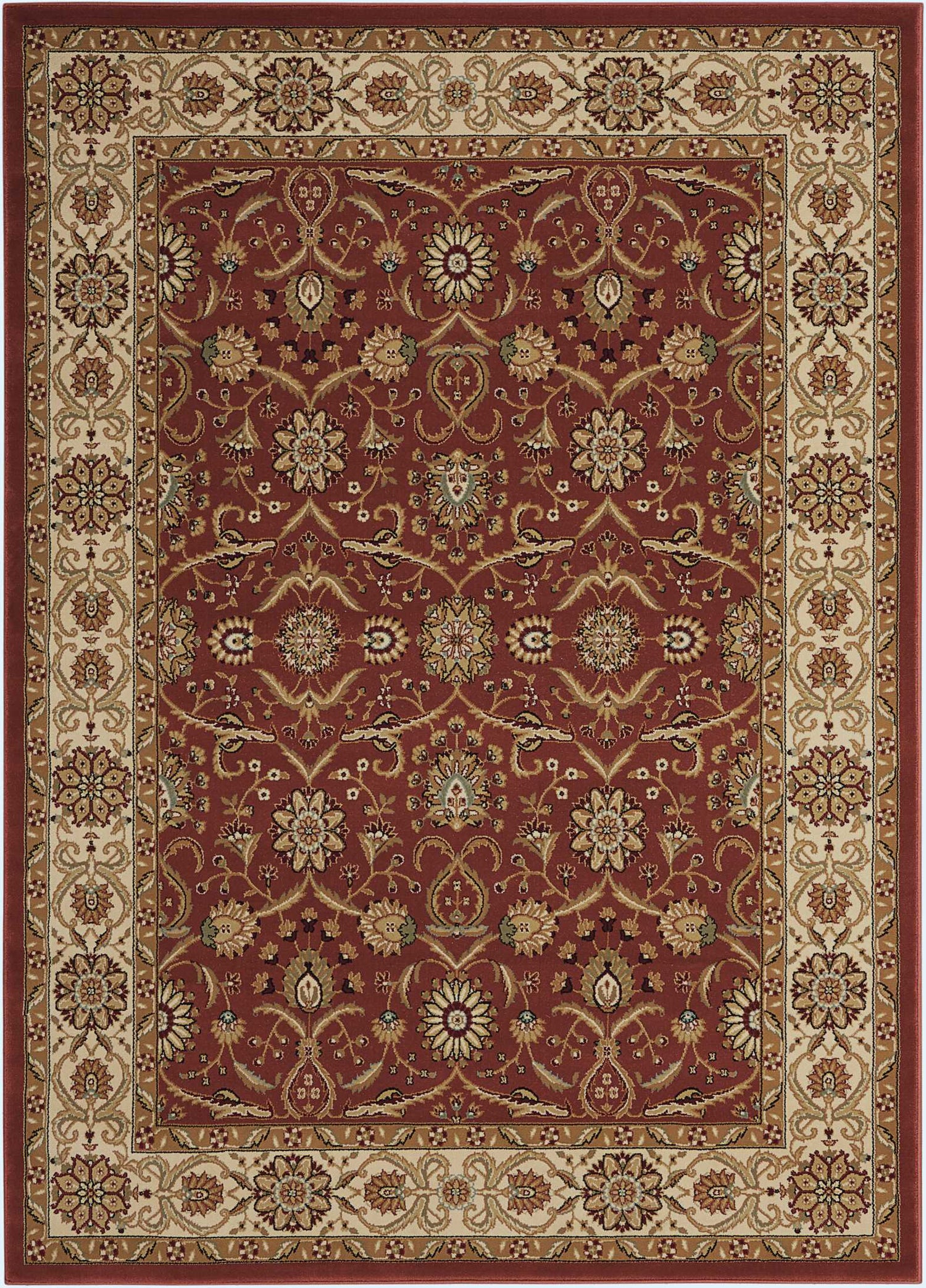 Nourison Home Persian Crown  Brick  Traditional