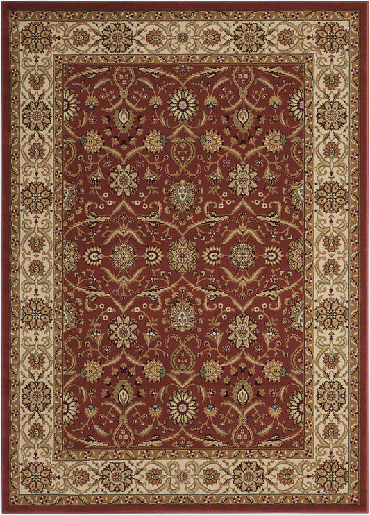 Nourison Home Persian Crown  Brick  Traditional