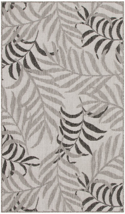 Nourison Home Garden Oasis GOA01 Grey Contemporary Power-loomed Rug