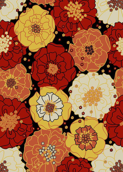 Nourison Home Home & Garden  Black  Contemporary