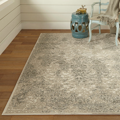 Feizy Prasad 3682F Light Gray Modern/Vintage Rug - Rugs - Feizy - Atlanta Designer Rugs