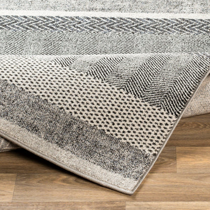 Surya Nepali NPI-2303 Black Modern  Rug