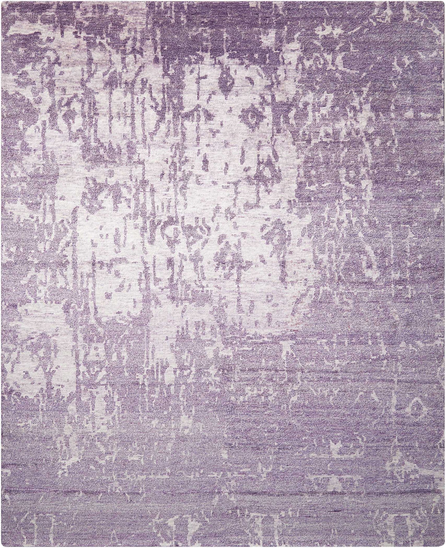 Nourison Home Silk Shadows SHA10 Amethyst Transitional Knotted Rug