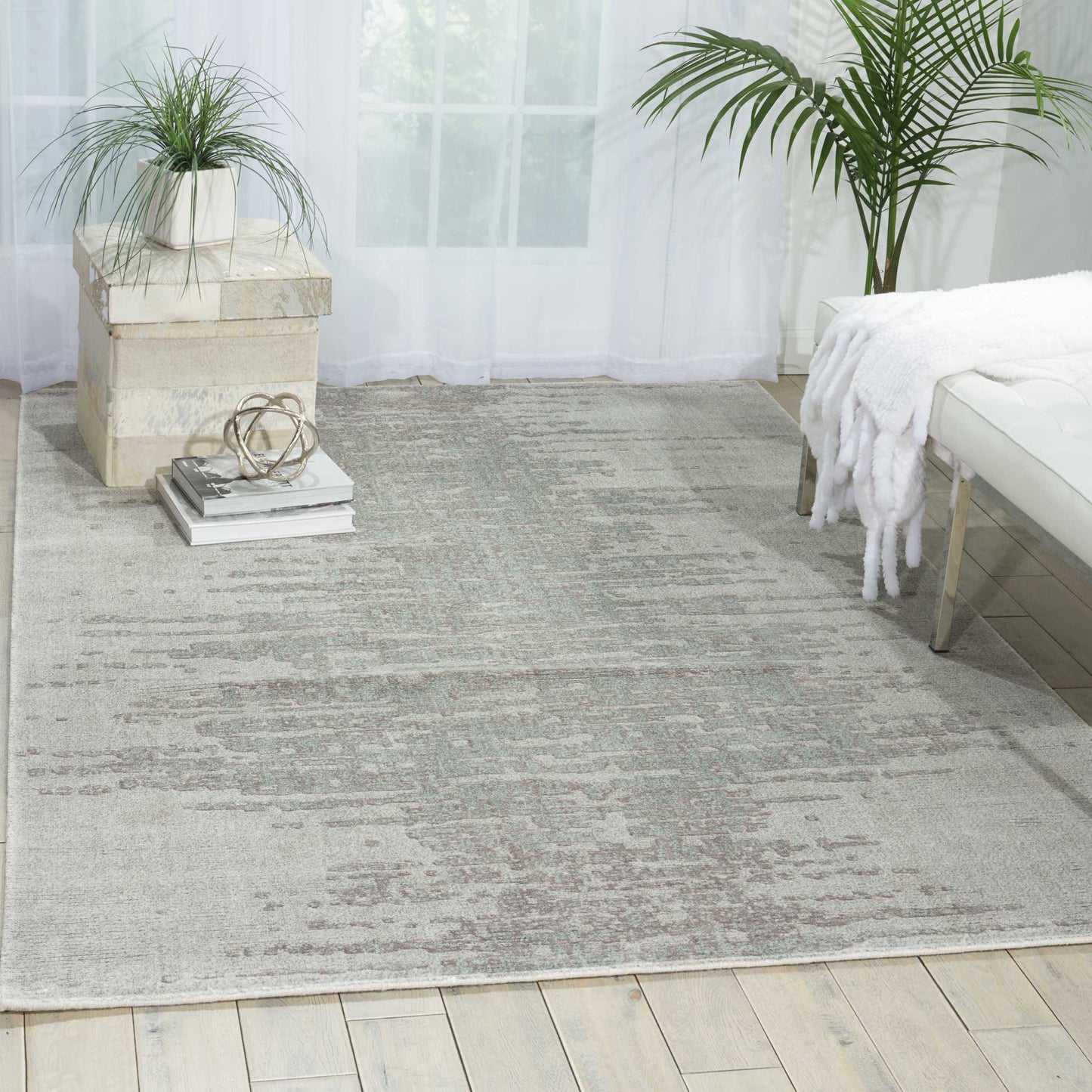 Nourison Home Twilight  Seafoam  Contemporary