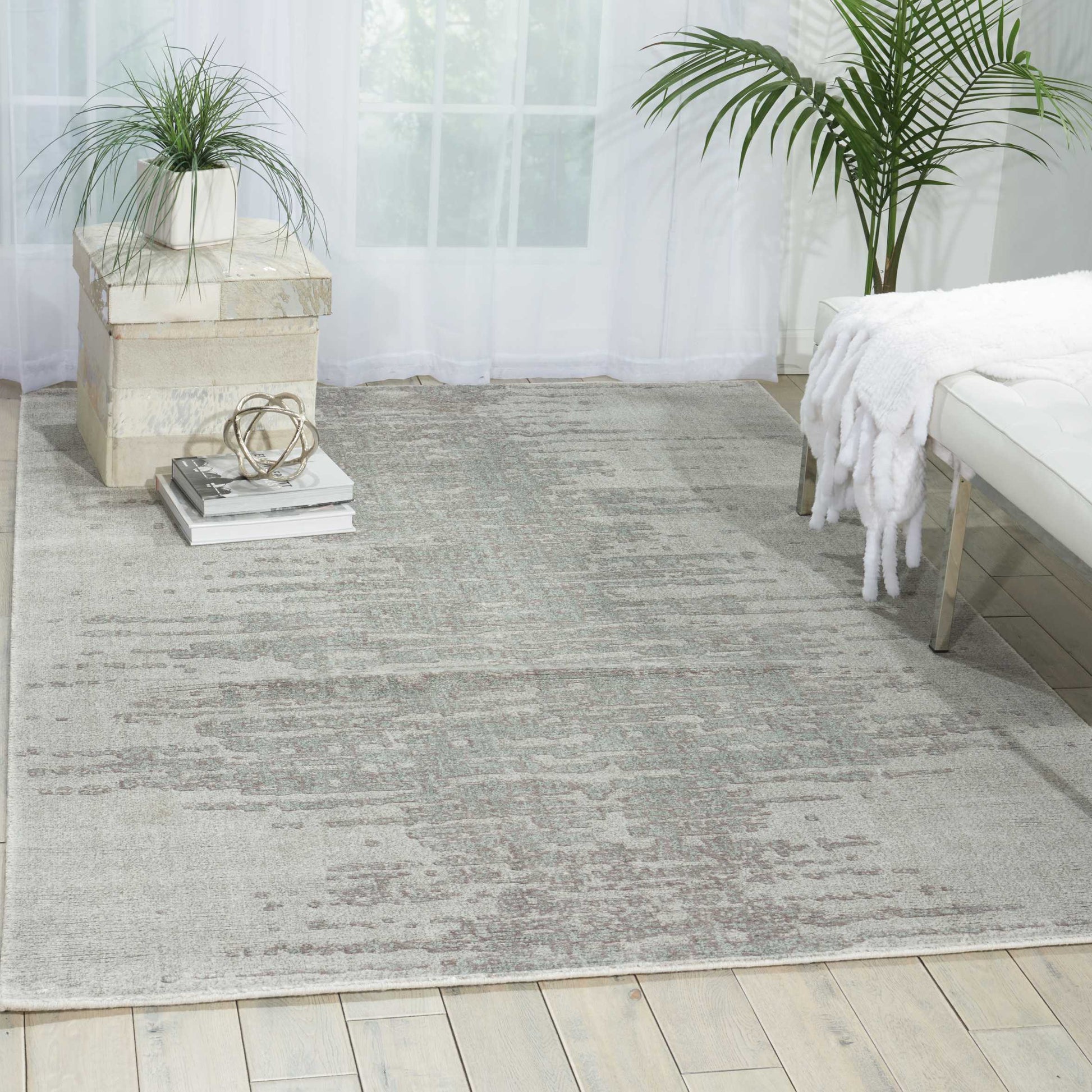 Nourison Home Twilight  Seafoam  Contemporary