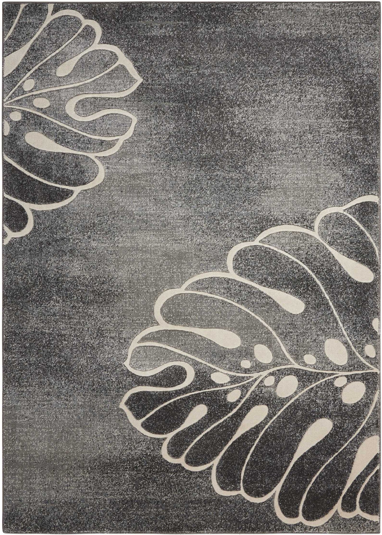 Nourison Home Maxell MAE04 Grey Contemporary Power-loomed Rugs