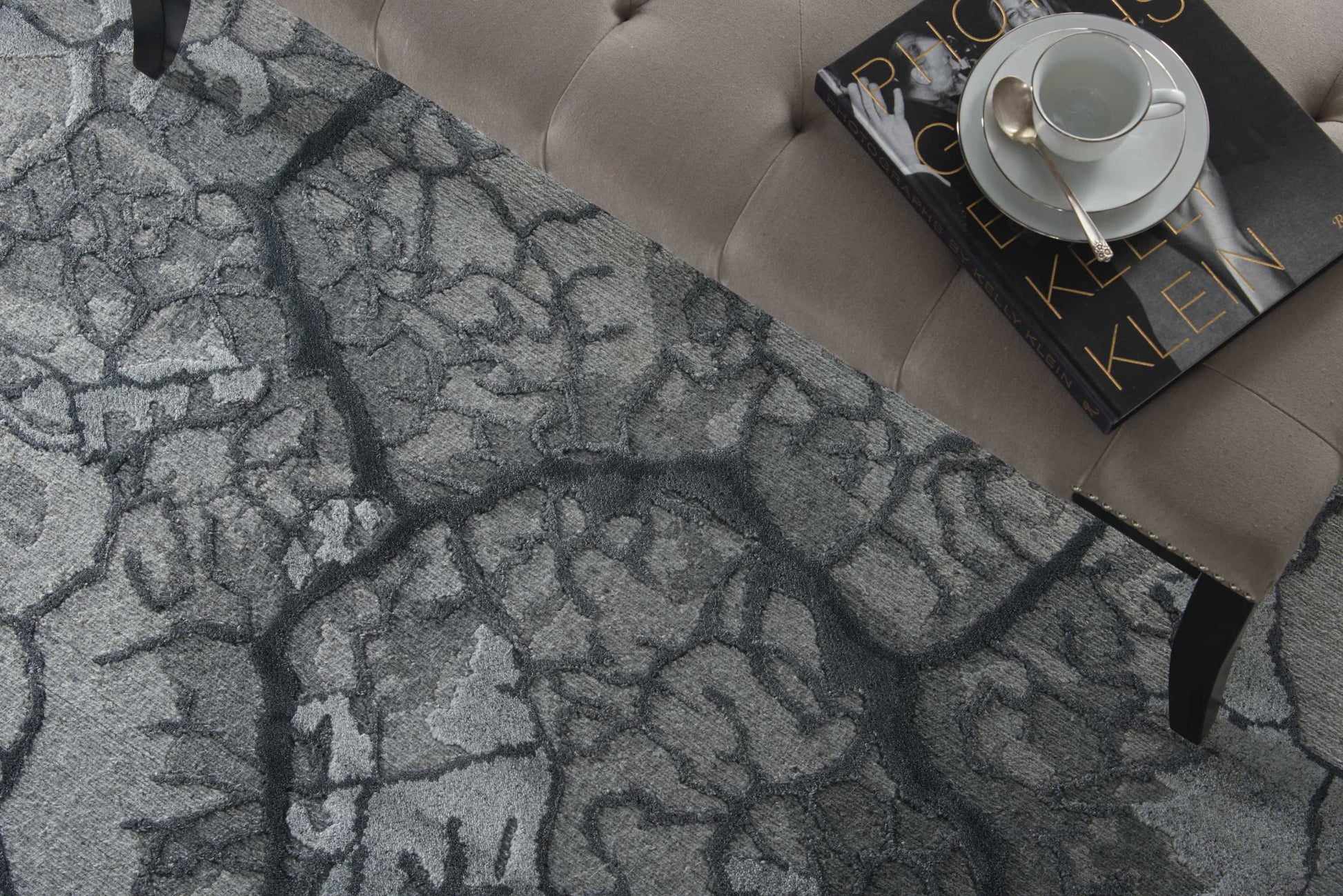 Nourison Home Divine  Charcoal  Contemporary