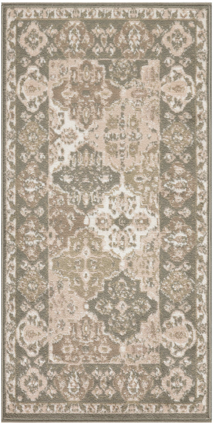 Nourison Home Grafix GRF31 Green Traditional Power-loomed Rug