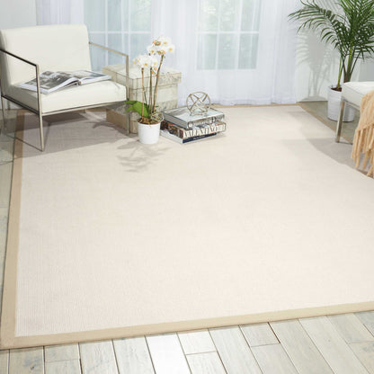 Nourison Home Sisal Soft  White  Contemporary