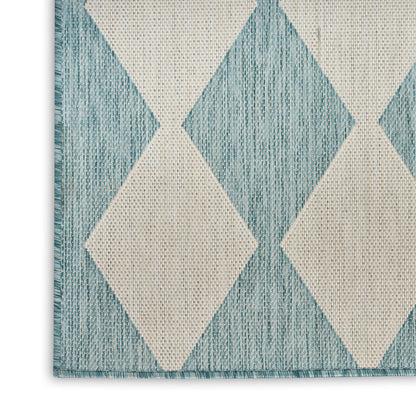 Nourison Home Positano  Aqua  Contemporary