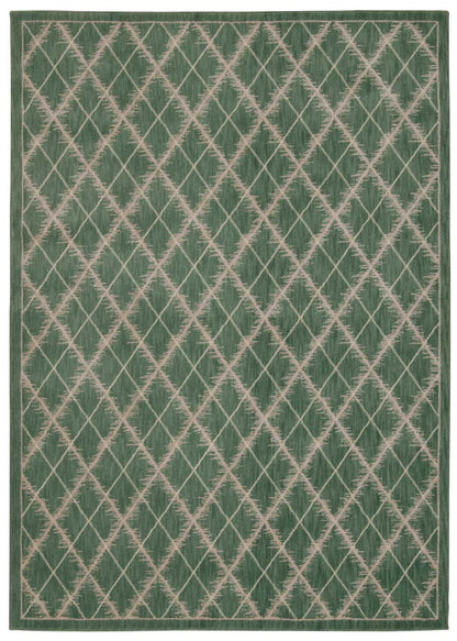Nourison Home Tranquility TNQ01 Light Green Transitional Power-loomed Rug
