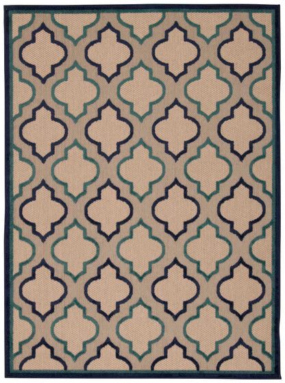 Nourison Home Aloha ALH06 Navy Contemporary Power-loomed Rugs