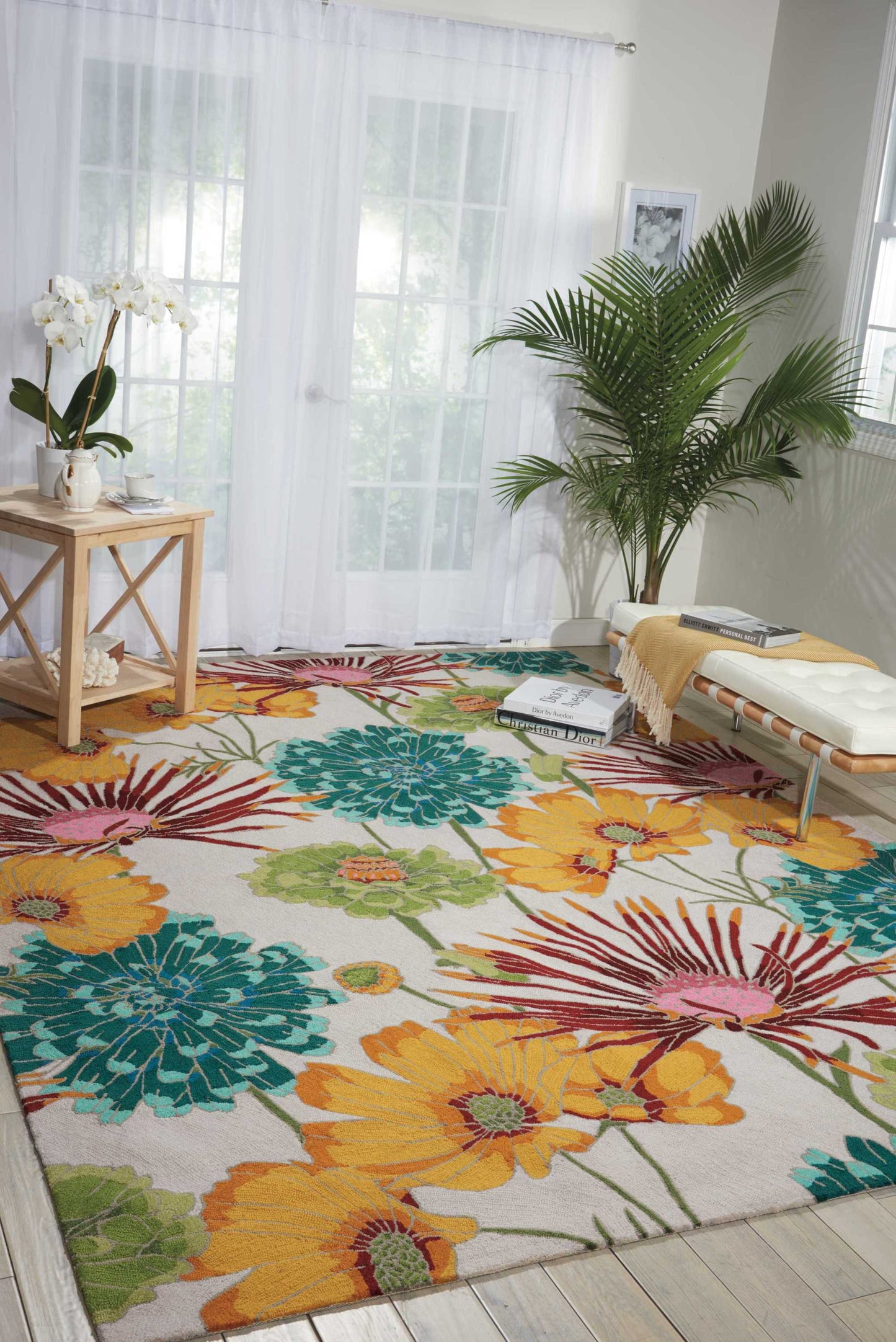 Nourison Home Fantasy  Ivory  Contemporary