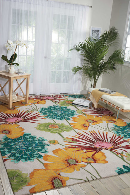 Nourison Home Fantasy  Ivory  Contemporary