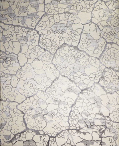 Nourison Home Divine DIV06 Ivory Contemporary Hand Knotted Rug