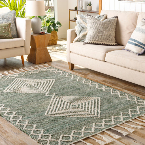 Surya Norwood NWD-2305 Medium Green Global  Rug