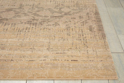Nourison Home Silk Elements  Beige  Traditional