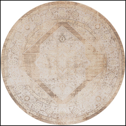Nourison Home Astra Machine Washable ASW11 Beige Traditional Power-loomed Rug