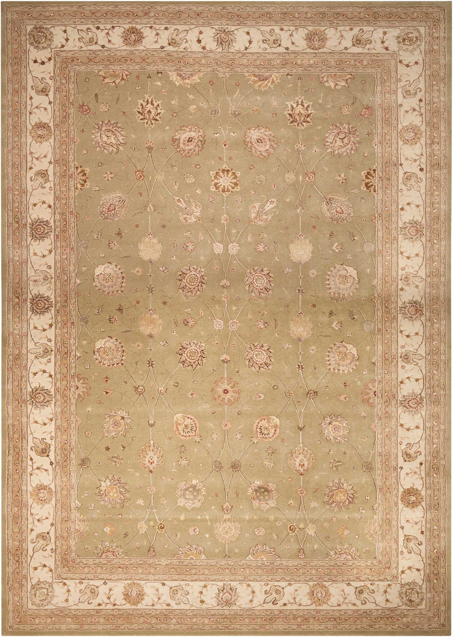 Nourison Home Nourison 3000  Light Green  Traditional
