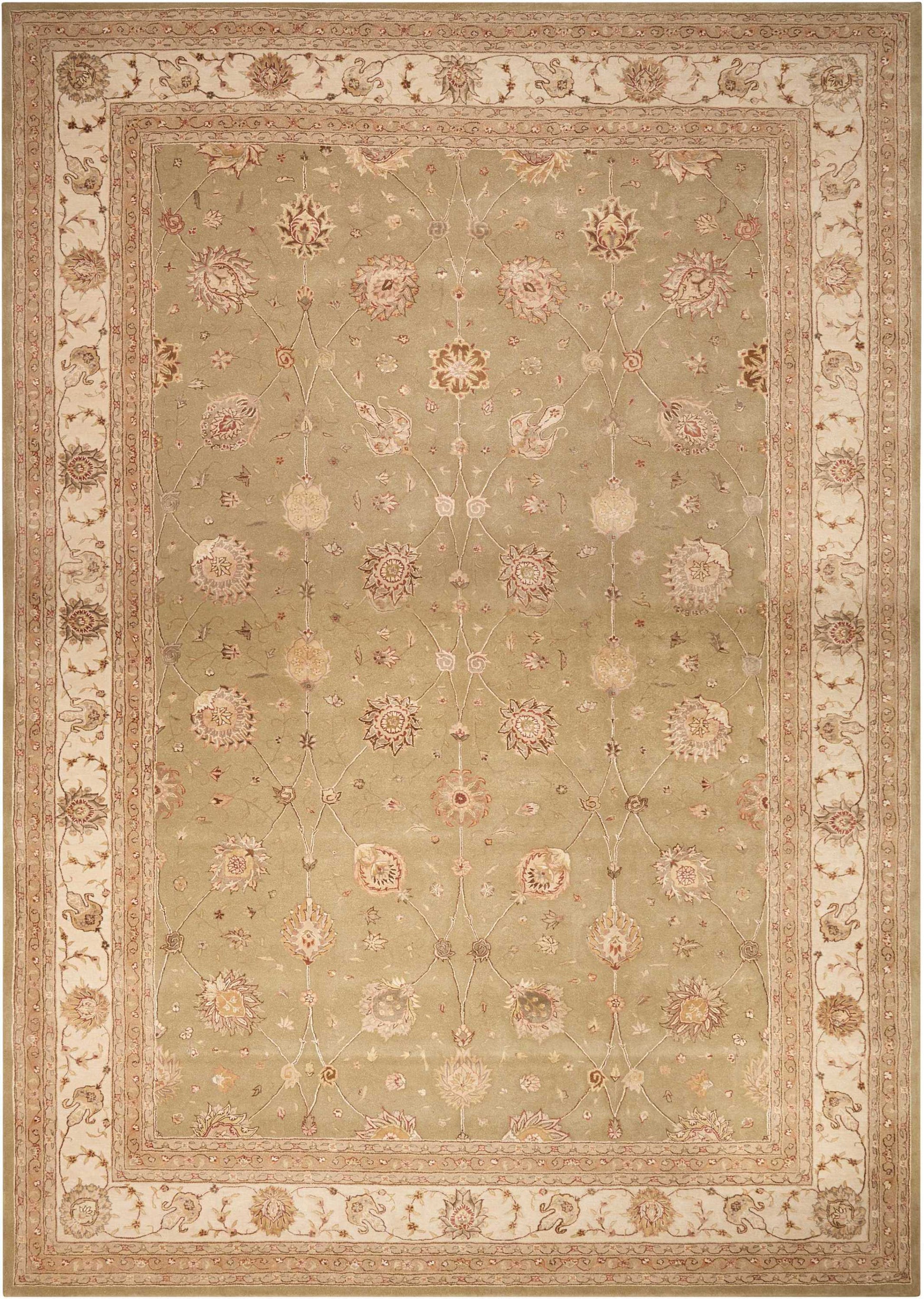 Nourison Home Nourison 3000  Light Green  Traditional